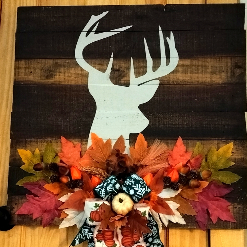 Large deer wall hanging